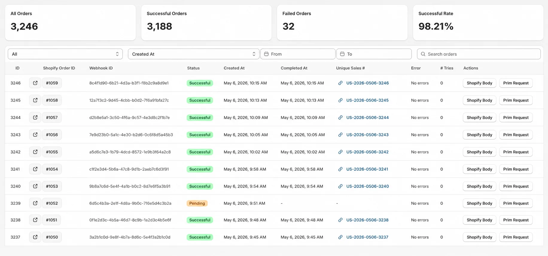 Order tracking illustration