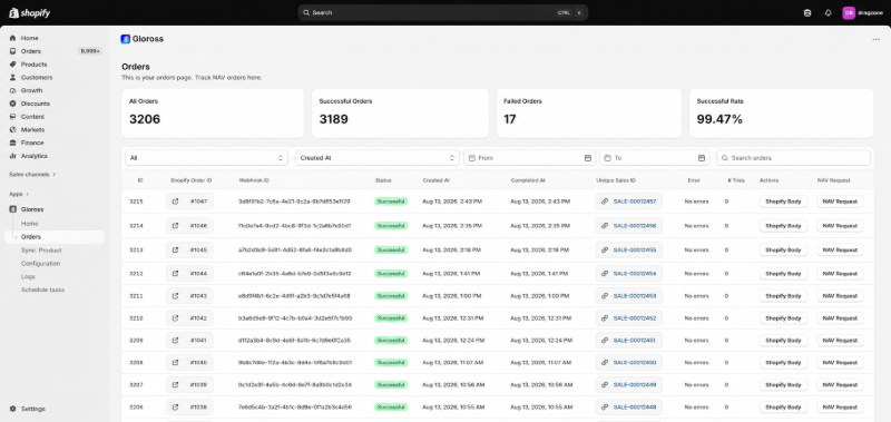 DragZone Custom Shopify Integration project preview